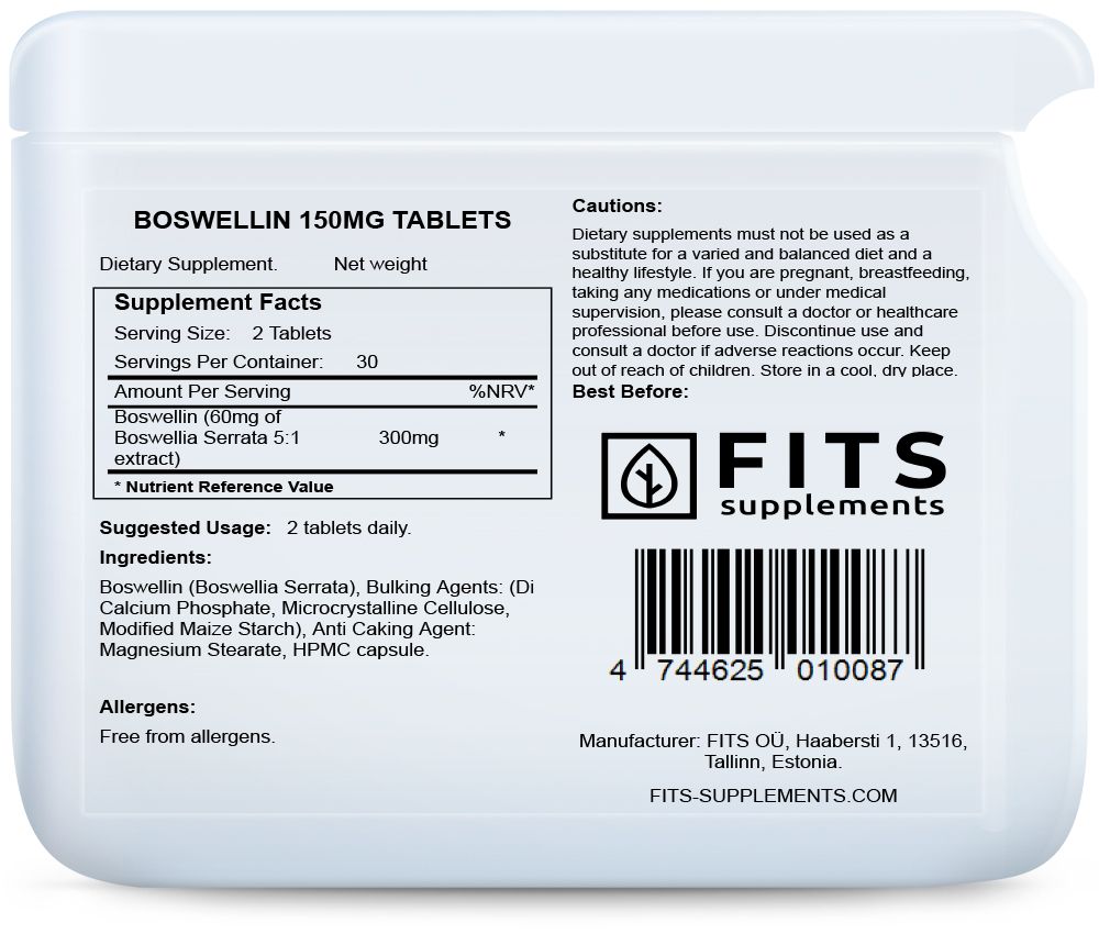 Boswellin 150mg 60 tabletta