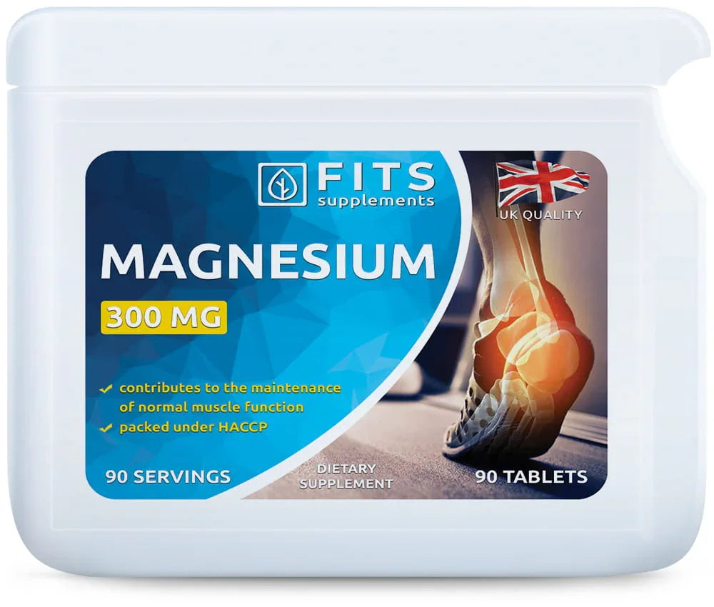 Magnesium 300mg 90 tablets - FITS Dietary Supplements