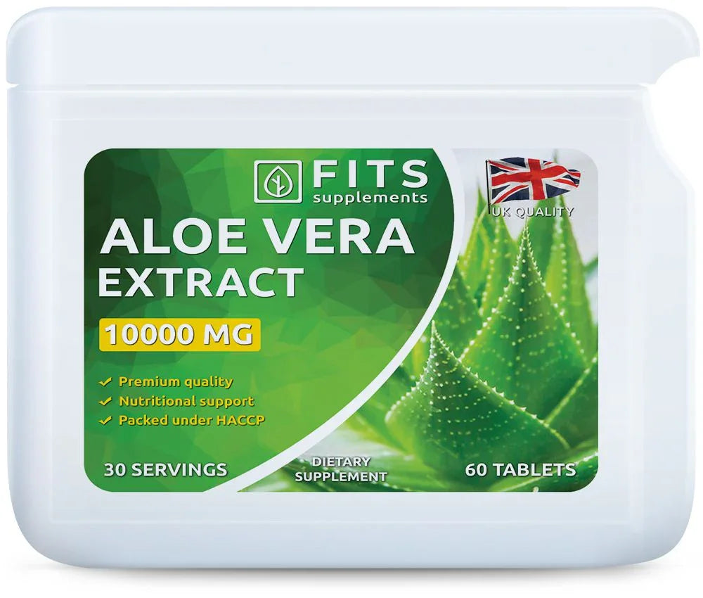 Aloe Vera 10000mg 60 tablets - FITS Dietary Supplements