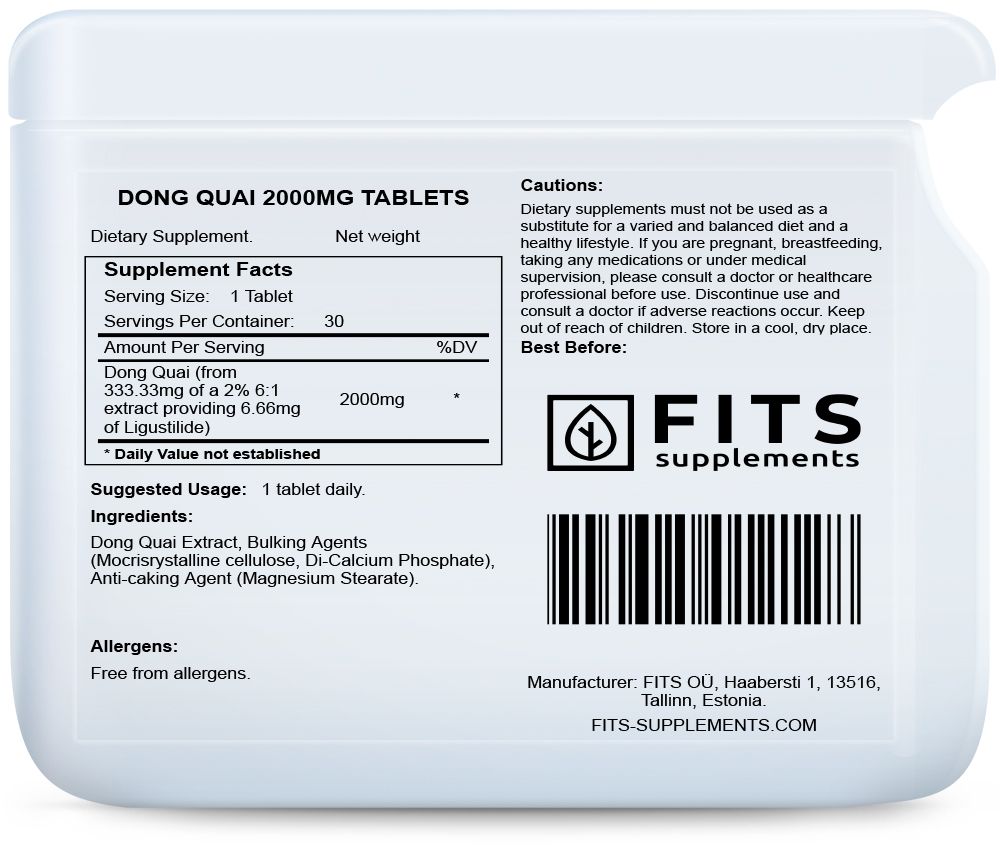 Dong Quai 2000mg 30 tabletta