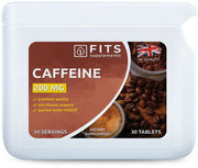 Caffeine 200mg 30 tablets - FITS Dietary Supplements