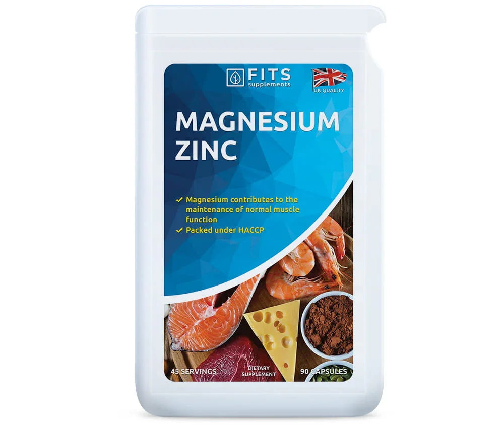 Magnesium and Zinc 90 capsules - FITS Dietary Supplements