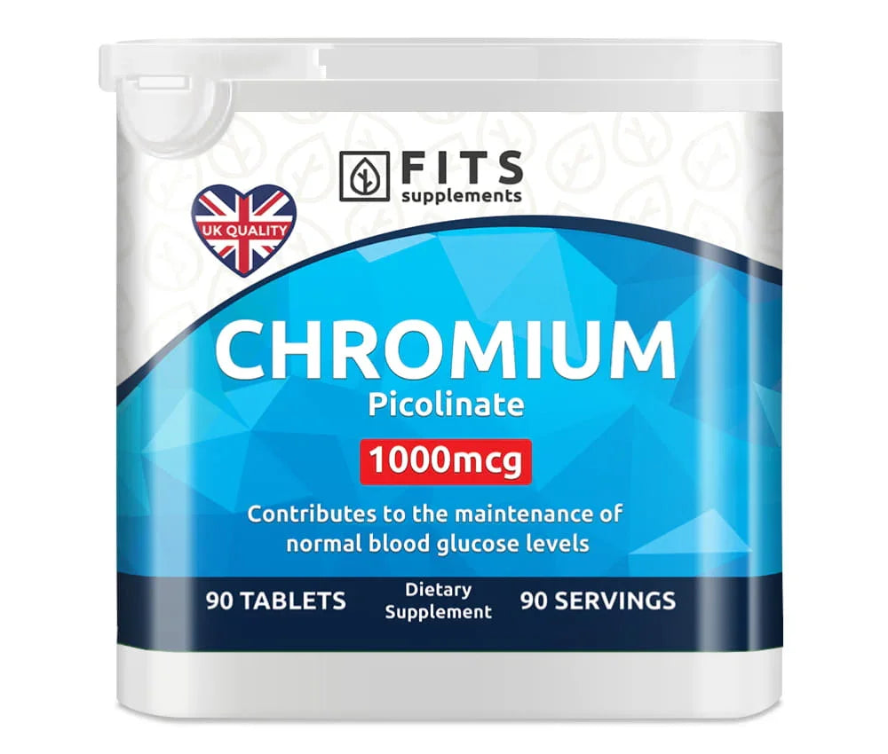 Chromium 1000mcg 90 tablets - FITS Dietary Supplements