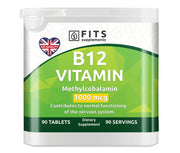 Vitamin B12 1000mcg 90 tablets - FITS Dietary Supplements