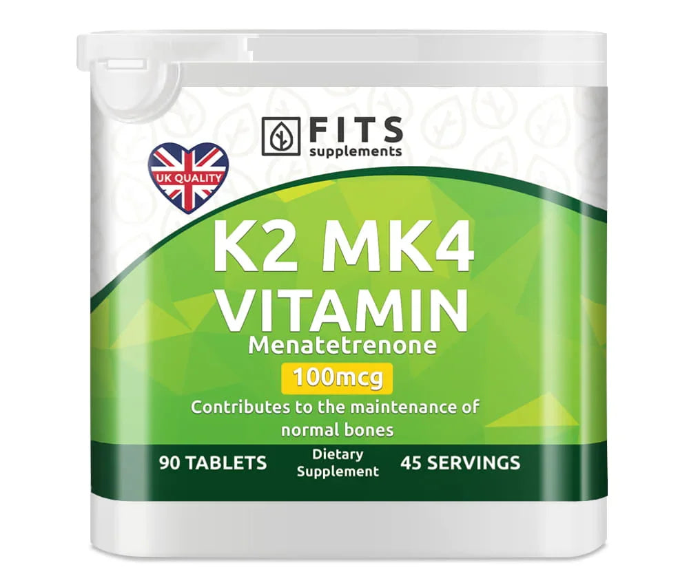 Vitamin K2 MK4 100 mcg 90 tablets - FITS Dietary Supplements