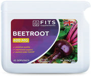 Beetroot 400mg 90 tablets - FITS Dietary Supplements