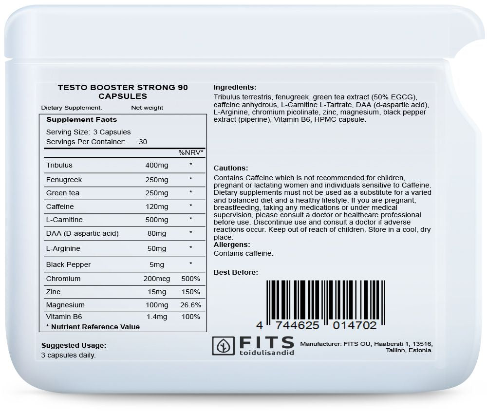 Testo Booster Strong 90 capsules