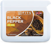 Black Pepper 20mg 30 tablets - FITS Dietary Supplements