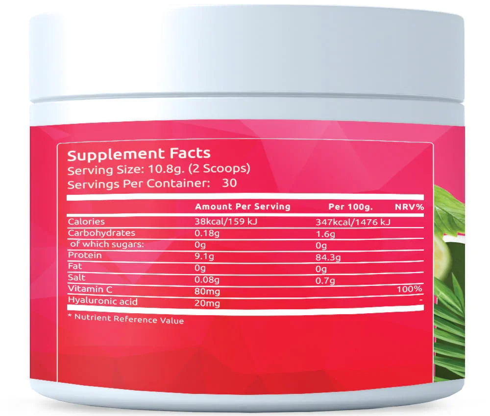 Premium Collagen Fresh Strawberry powder 325g - FITS Dietary Supplements