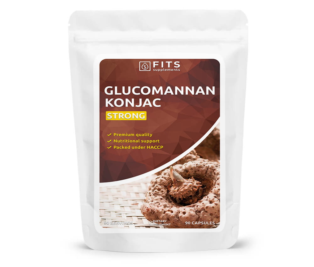 Glukomannán Konjac Erős 600mg 90 kapszula