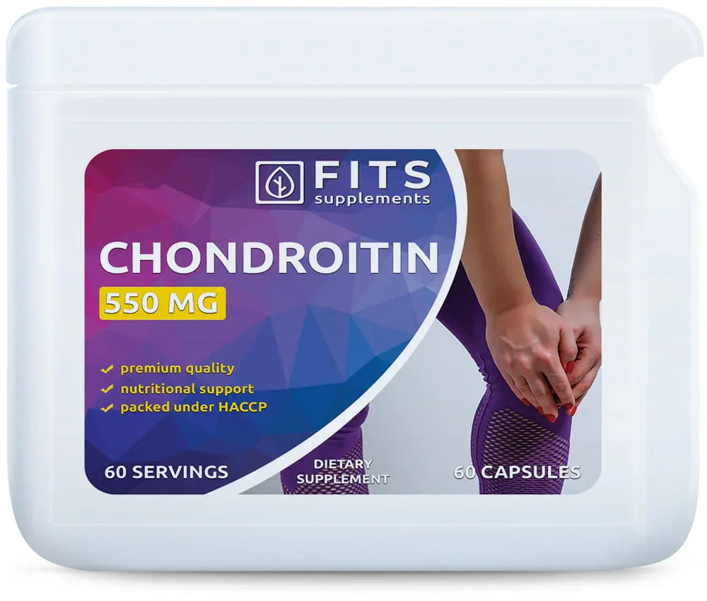 Chondroitin 550mg 60 capsules - FITS Dietary Supplements