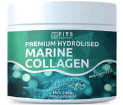 Premium Hydrolyzed Marine Collagen powder 240g - FITS Dietary Supplements
