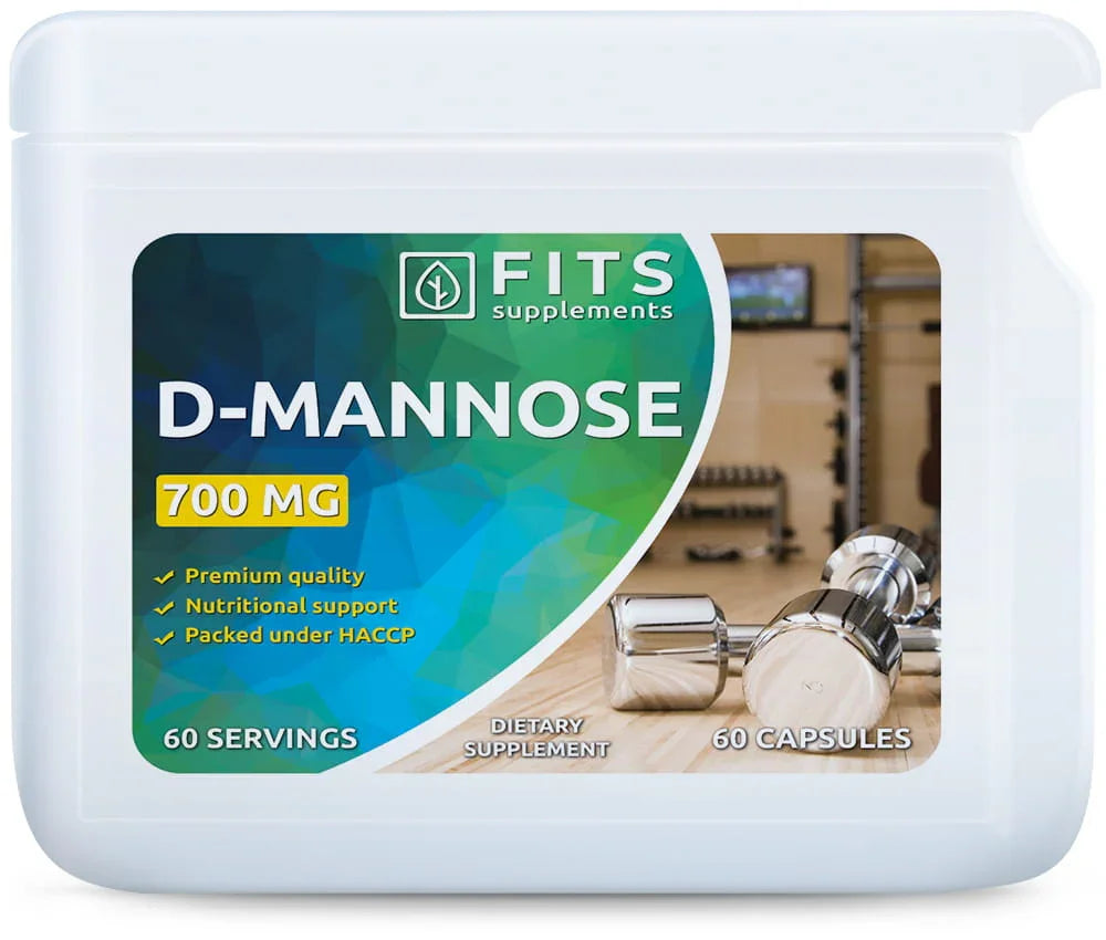 D-Mannose 700mg 60 capsules - FITS Dietary Supplements