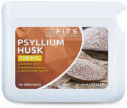 Psyllium Husk Organic 700mg capsules - FITS Dietary Supplements