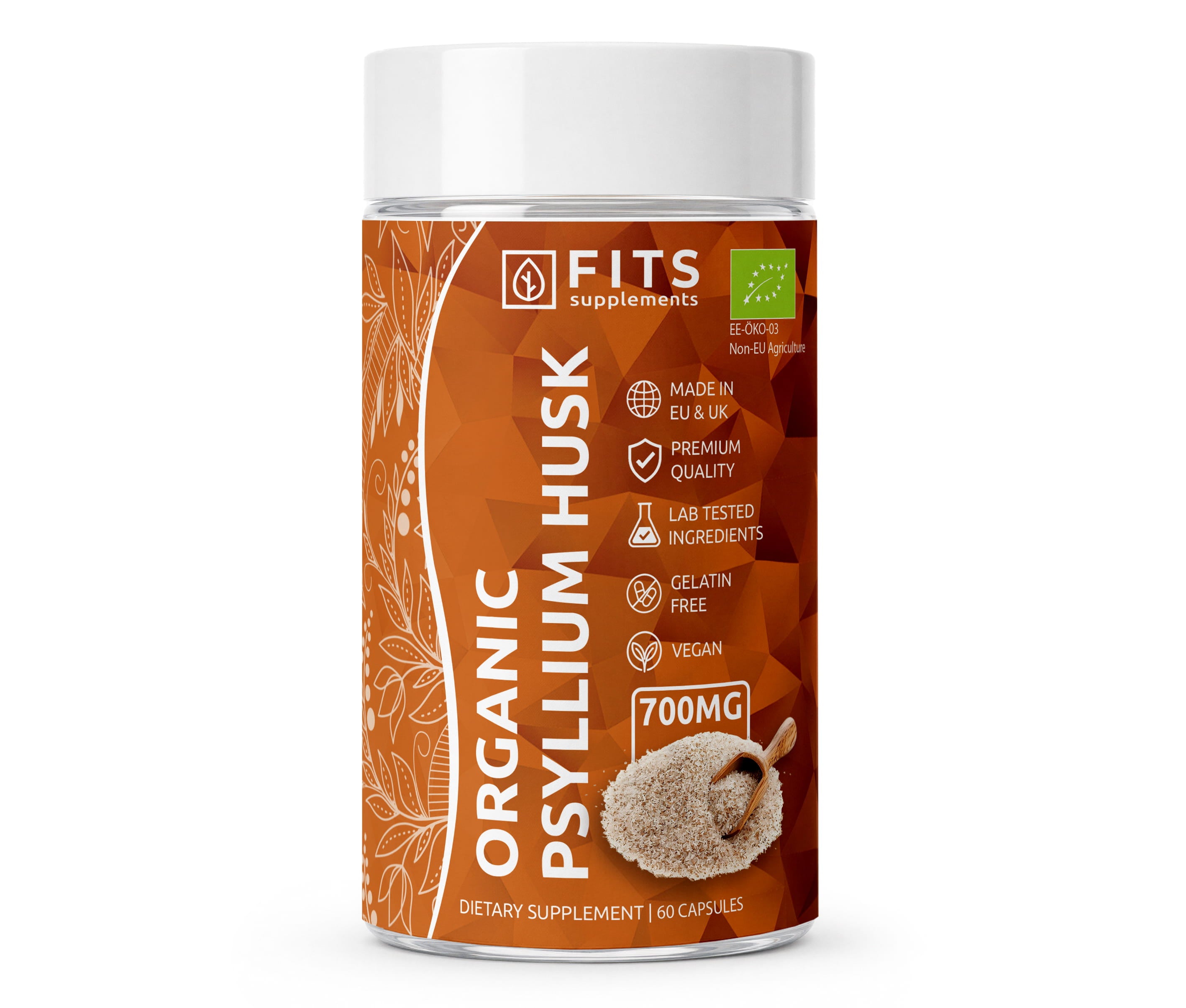 Organikus Psyllium Héj 700mg kapszula