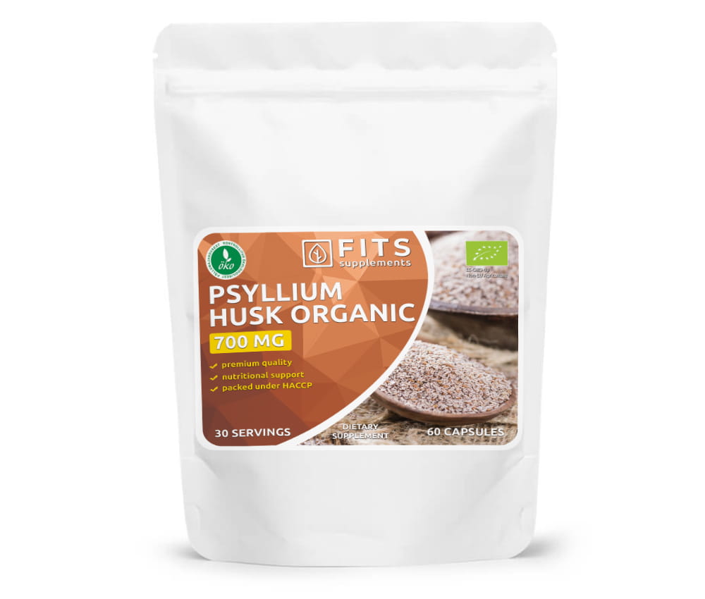 Organikus Psyllium Héj 700mg kapszula