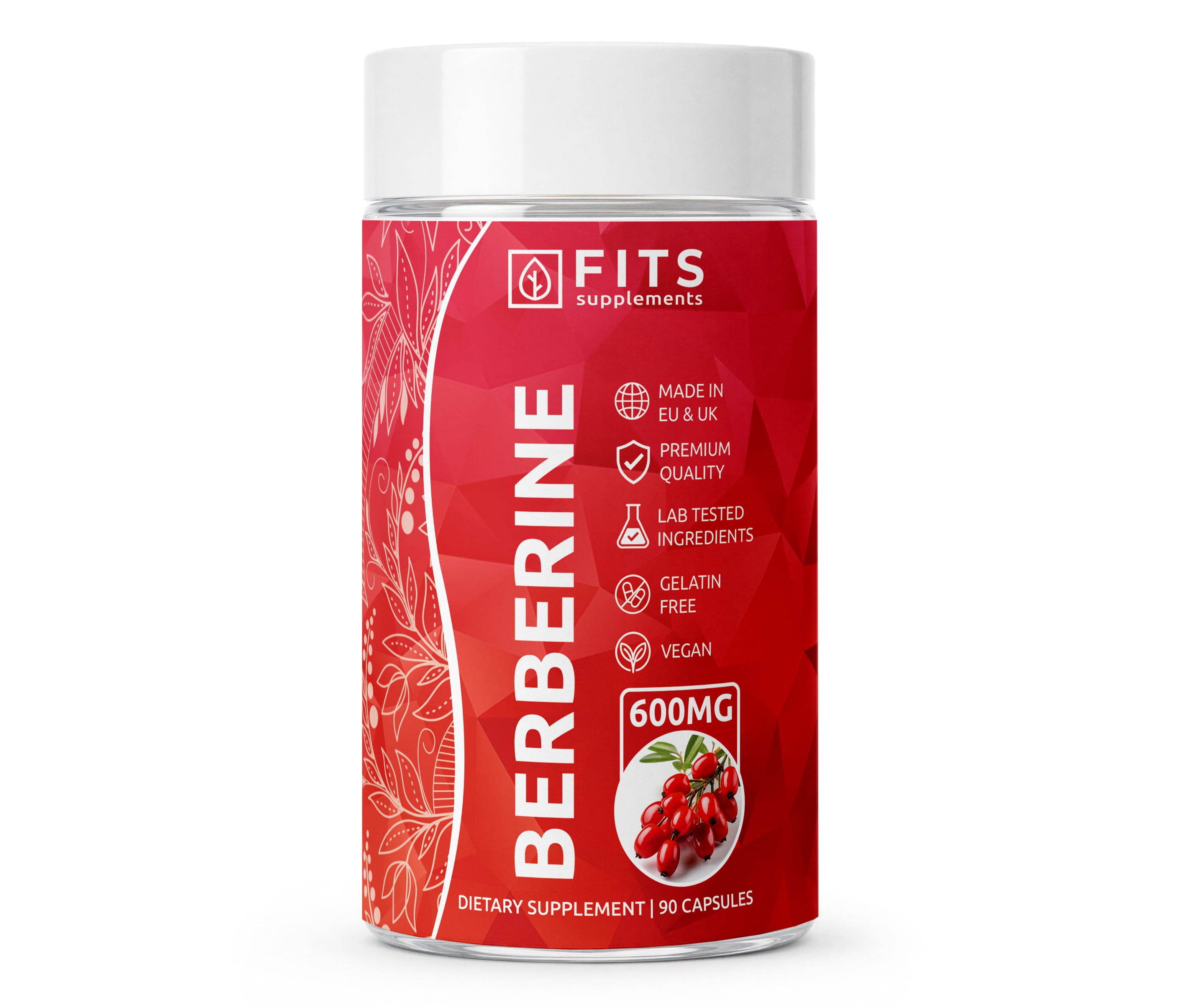 Berberin HCL Strong 600mg 90 kapszula