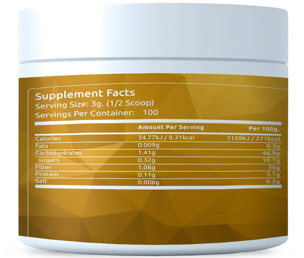 BIO Organic Ashwagandha powder 300g - FITS Dietary Supplements